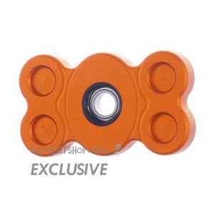 808 Spinner • GEN 1 •  made in the USA by WOOSAH! • Full Aluminum • Anodized ORANGE • R188 version • coolestshop.com exclusive IN STOCK NOW!!!