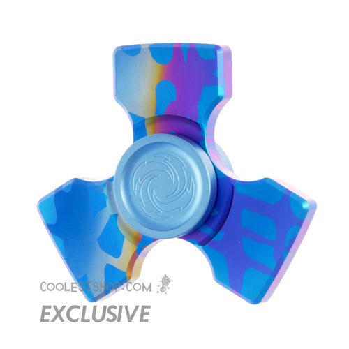 FLYAWAY TOYS Mini Tr- Falcon Titanium Custom Anodize w/ Anodized buttons CS-09