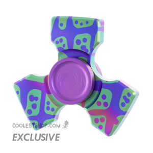 FLYAWAY TOYS Mini Tr- Falcon Titanium Custom Anodize w/ Anodized buttons CS-07