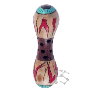 FIDGETSTYX • EYEZ B ROLLIN • WEIGHTED • Knuckle Roller • Banksia Pod & Pine • Lacquer Finish