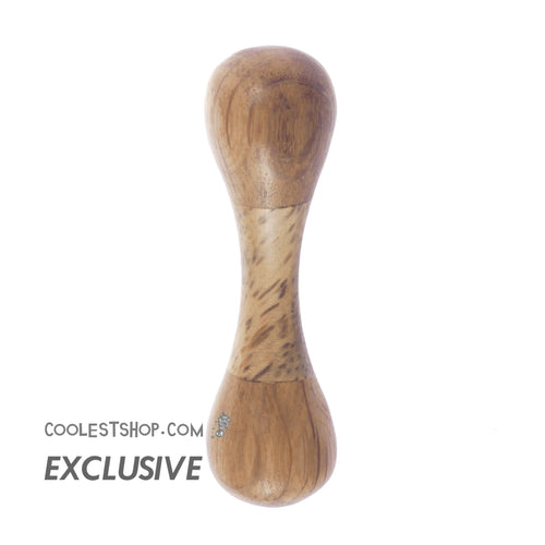 FIDGETSTYX • ARCHIVES • Knuckle Roller • OAK ends w/ Mango Shaft • Lacquered Finish