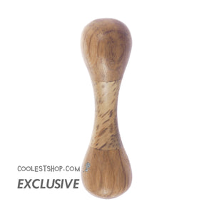 FIDGETSTYX • ARCHIVES • Knuckle Roller • OAK ends w/ Mango Shaft • Lacquered Finish