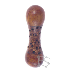 FIDGETSTYX • ARCHIVES • HVY ELITE MINI Knuckle Roller • Banksia Pod w/ Koa ends • SS Ball Weights • 14 grams • 1/1 ORIGINAL