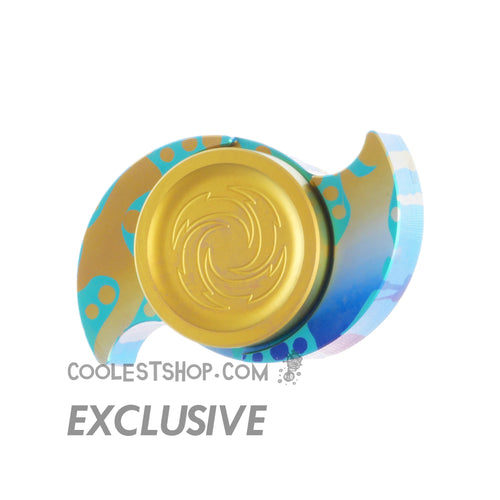 FLYAWAY TOYS Tsunami Titanium Custom Anodize w/ Anodized buttons CS-10