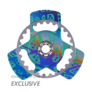 FLYAWAY TOYS Maelstrom Titanium Custom Anodize w/ Anodized buttons CS-02