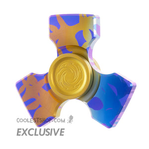 FLYAWAY TOYS Mini Tr- Falcon Titanium Custom Anodize w/ Anodized buttons CS-08