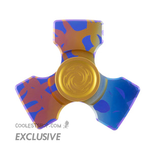 FLYAWAY TOYS Mini Tr- Falcon Titanium Custom Anodize w/ Anodized buttons CS-08