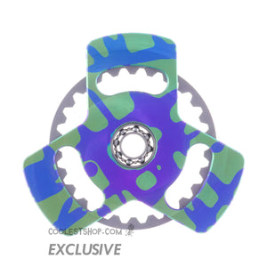 FLYAWAY TOYS Malestrom Titanium Custom Anodize w/ Anodized & Raw button sets #0617