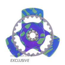 FLYAWAY TOYS Malestrom Titanium Custom Anodize w/ Anodized & Raw button sets #0617