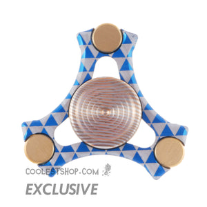 NTO Ternion Da Kula Edition Blue Aluminum Frame • Brass Weights • Mokume Buttons