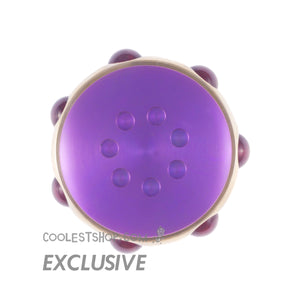 Nils Kohring • "7" Spinner • Nickel Silver body • Red Rubies • Purple anodized Titanium buttons • Prince tribute
