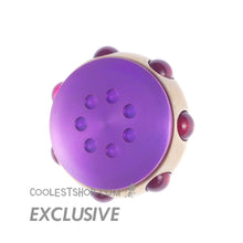 Nils Kohring • "7" Spinner • Nickel Silver body • Red Rubies • Purple anodized Titanium buttons • Prince tribute