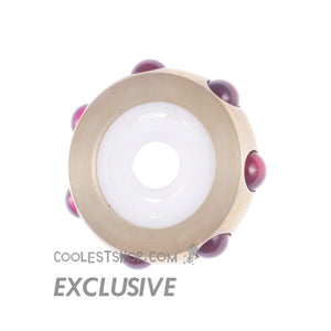 Nils Kohring • "7" Spinner • Nickel Silver body • Red Rubies • Purple anodized Titanium buttons • Prince tribute