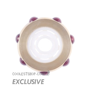 Nils Kohring • "7" Spinner • Nickel Silver body • Red Rubies • Purple anodized Titanium buttons • Prince tribute
