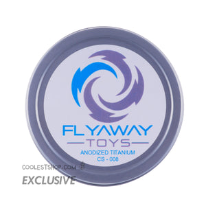 FLYAWAY TOYS Mini Tr- Falcon Titanium Custom Anodize w/ Anodized buttons CS-08
