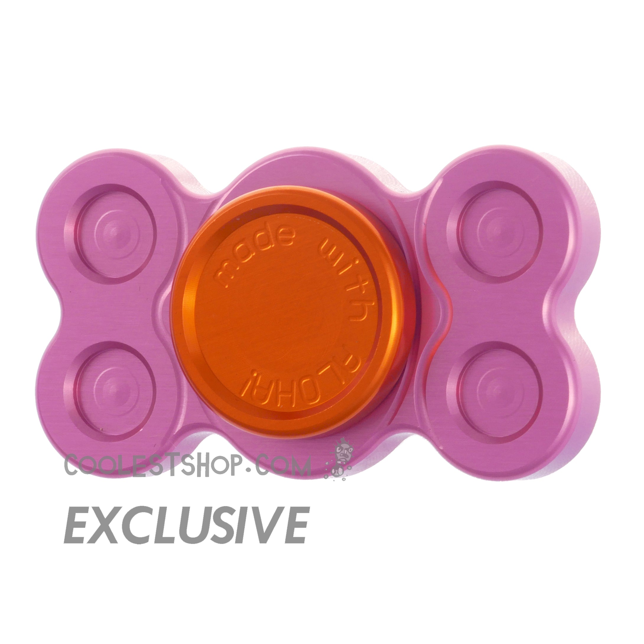 808 Spinner • GEN 1 •  made in the USA by WOOSAH! • Full Aluminum • Anodized PINK • R188 version • coolestshop.com exclusive IN STOCK NOW!!!