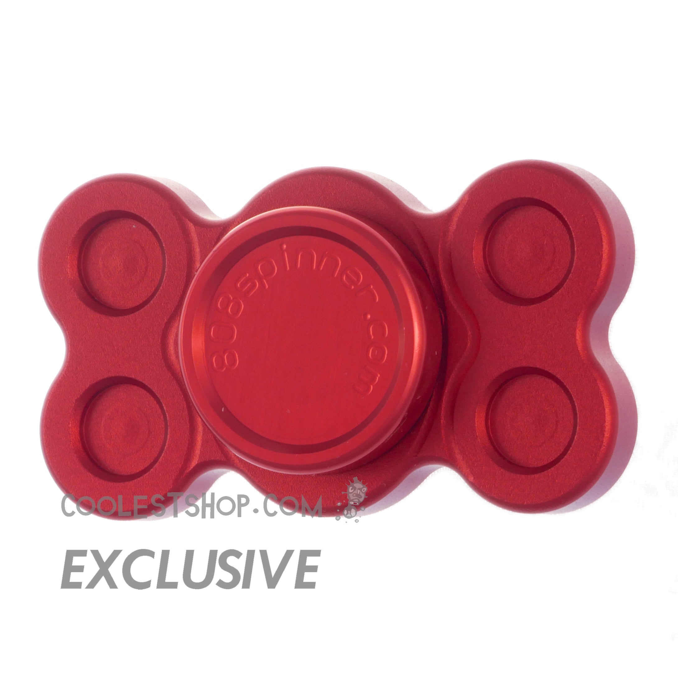 808 Spinner • GEN 1 •  made in the USA by WOOSAH! • Full Aluminum • Anodized RED • R188 version • coolestshop.com exclusive IN STOCK NOW!!!