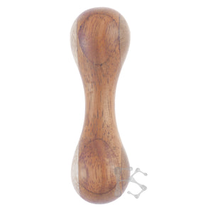 FIDGETSTYX • 4.0 • HVY WEIGHT PRIMO Knuckle Roller • Koa Core w/ Mango & Bottle Brush • Lacquer Finish