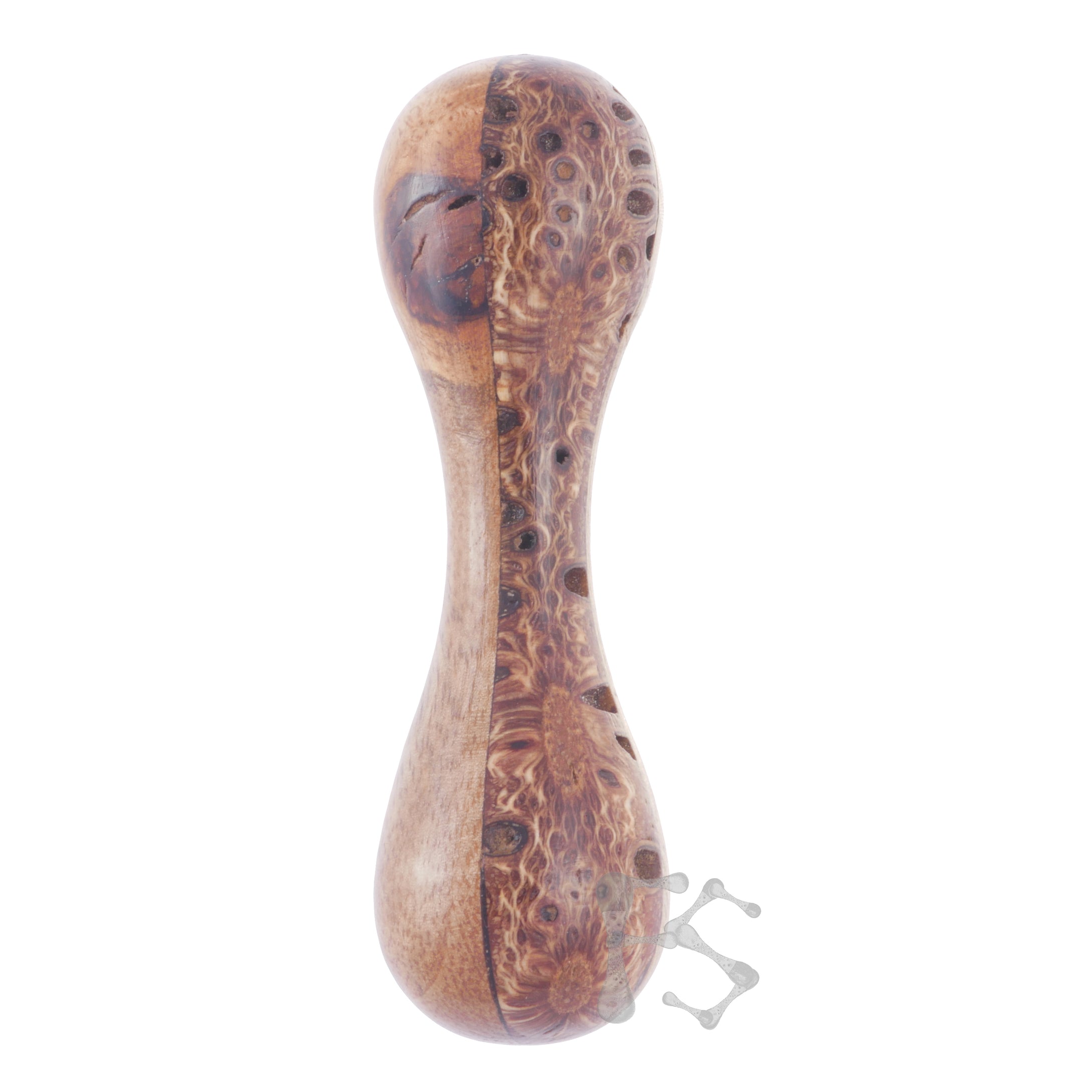 FIDGETSTYX • 4.0 • HVY WEIGHT PRIMO Knuckle Roller • Banksia Pod & Koa • Lacquer Finish