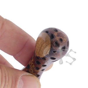 FIDGETSTYX • 4.0 • HVY WEIGHT MINI Knuckle Roller •Banksia Tree Pod + • Lacquer Finish