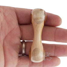 FIDGETSTYX • 4.0 • HVY WEIGHT Knuckle Roller • Oak + Mango + Koa • Lacquer Finish