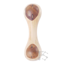 FIDGETSTYX • 4.0 • HVY WEIGHT Knuckle Roller • Oak + Mango + Koa • Lacquer Finish
