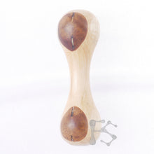 FIDGETSTYX • 4.0 • HVY WEIGHT Knuckle Roller • Oak + Mango + Koa • Lacquer Finish