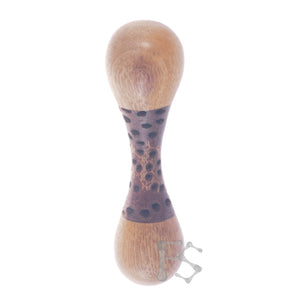 FIDGETSTYX • ARCHIVES • Knuckle Roller JUMBO ELITE• Banksia Pod Shaft w Mango Ends • Long • Lacquer Finish