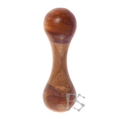 FIDGETSTYX • ARCHIVES • ELITE Knuckle Roller • Crepe Myrtle Shaft with Koa Wood Balls • Custom #8 • Lacquer Finish • 1/1 ORIGINAL
