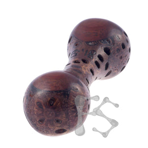 FIDGETSTYX • ELITE • WEIGHTED • Knuckle Roller • Banksia Pod & Mahogany • Lacquer Finish