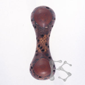 FIDGETSTYX • ELITE • WEIGHTED • Knuckle Roller • Banksia Pod & Mahogany • Lacquer Finish