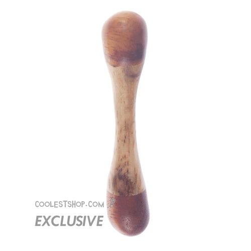 FIDGETSTYX • ARCHIVES • Knuckle Roller • Koa Branch shaft w/ Koa Balls & lacquer finish • 1/1